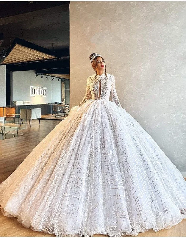 Loyalty Reward White Ball Gown With Fur