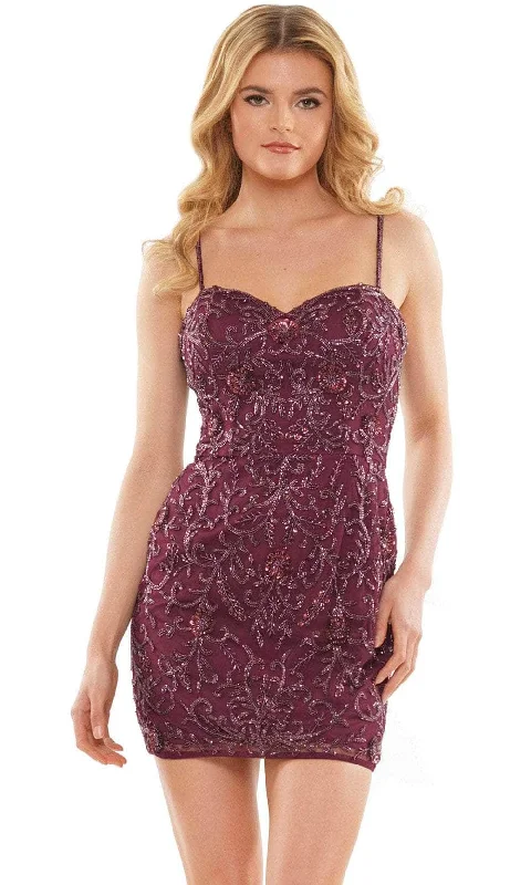 Savings Galore Colors Dress 2812 - Sweetheart Neck Cocktail Dress