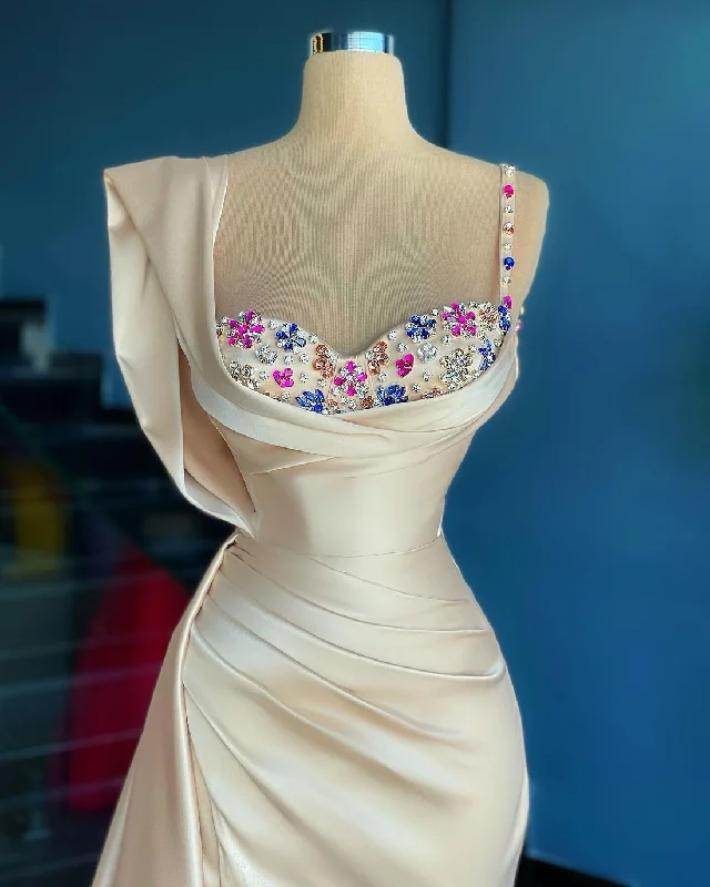 Discount Deals Haven Pleats Long Formal Party Evening Dress
