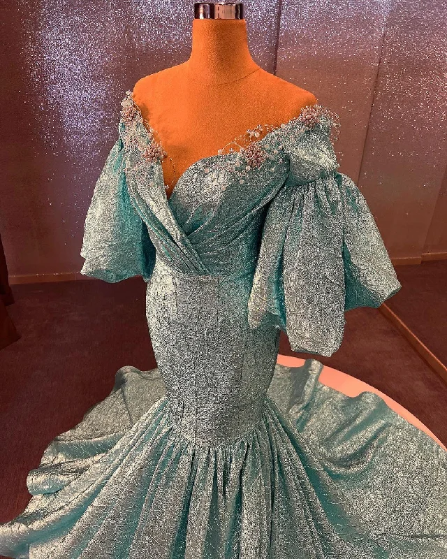 Shop and Save Kora Off Shoulder Evening Dresses