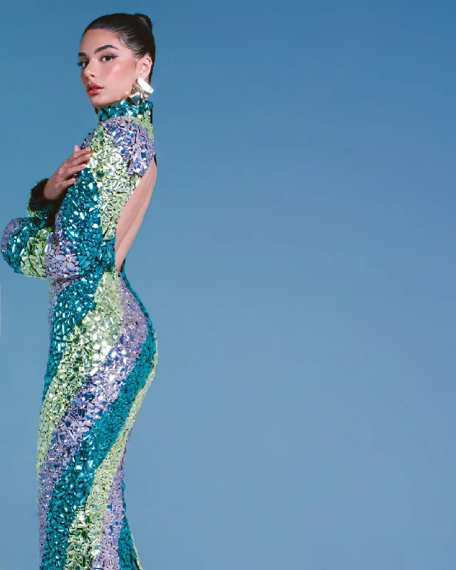 Midnight Madness Lauryn Elegant Evening Dress