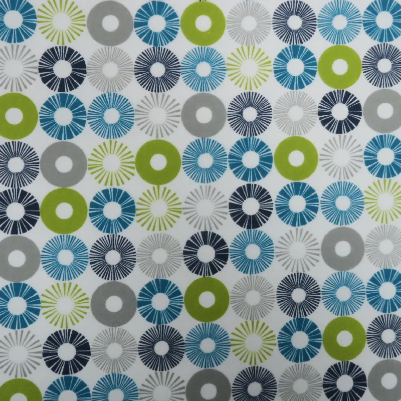 Can't Miss Multicolor Figures Printed Cotton Blended Flannel