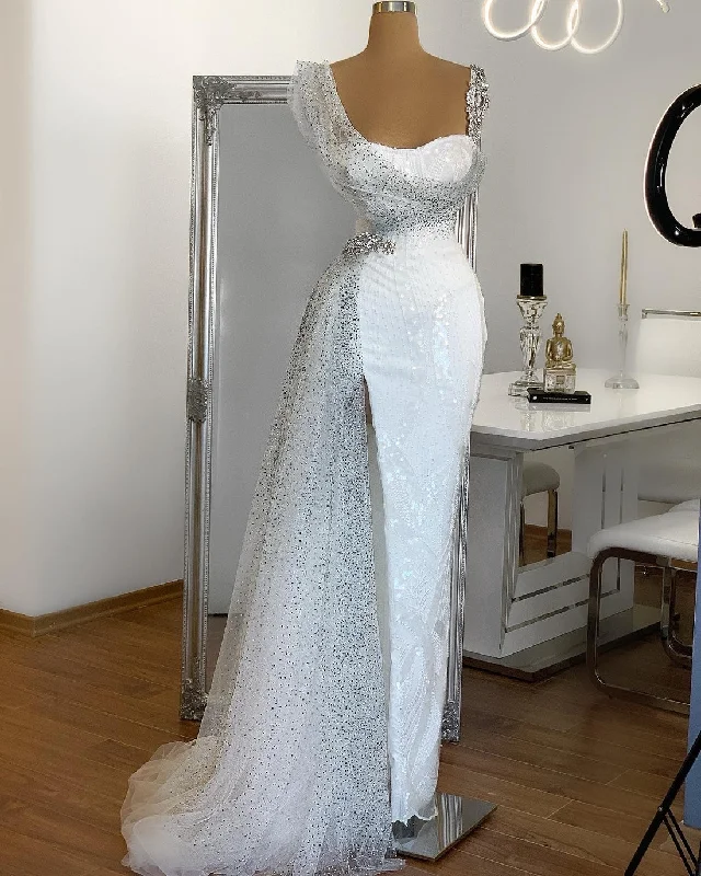 Limited Time Delectable White Wedding Dress