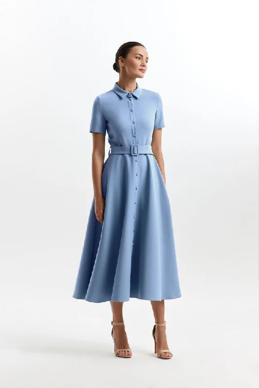 Today’s Deal Pastel Blue Formal Evening Dress