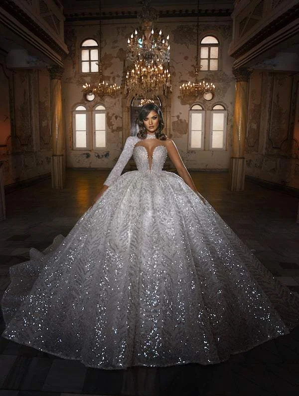 Price Meltdown Buff Silver Wedding Dress