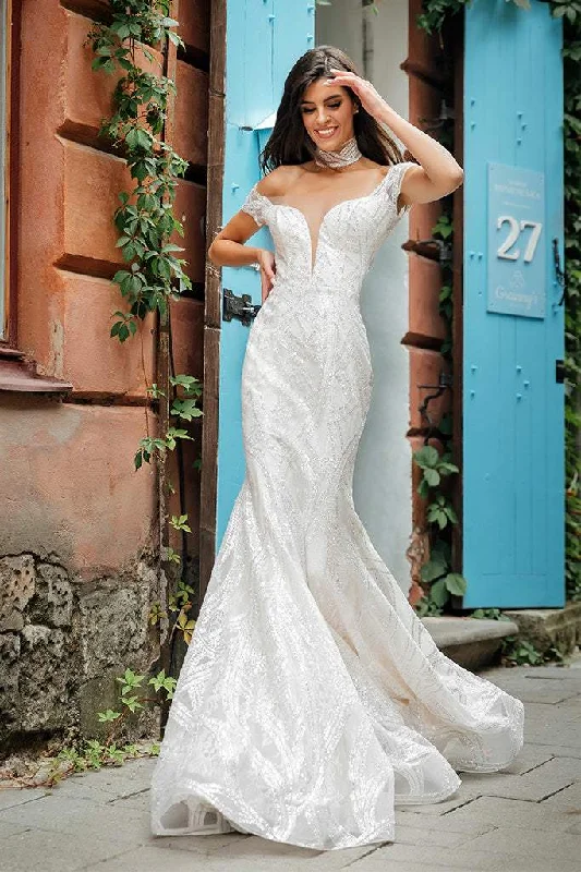 Exclusive Online Offer Chiffon White Wedding Dress