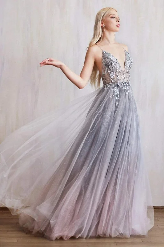 Discount Extravaganza Cob Blue Evening Dress