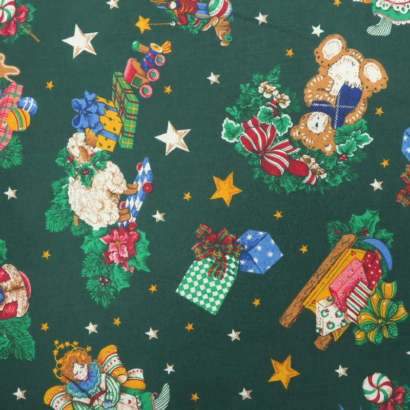 Clearance Sale Christmas Pattern Printed Cotton Blended Broadcloth