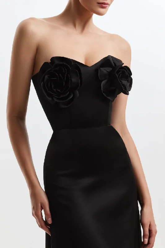 Online Exclusive Hot Black Evening Dress