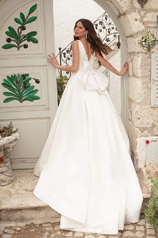 Online Specials Coffee White Wedding Dress
