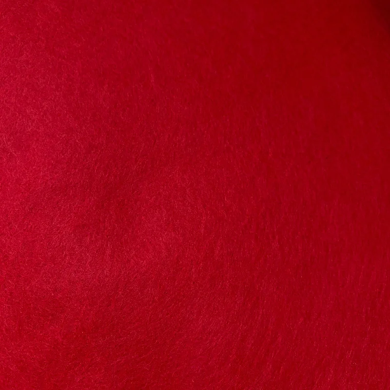 Super Bargain Red Acrylic Felt Fabric