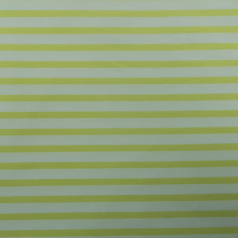 Price Break Yellow and White Stripped Printed Cotton