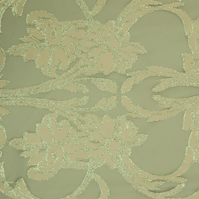 Price Reduction Beige and Gold Abstract Textured Brocade Fabric