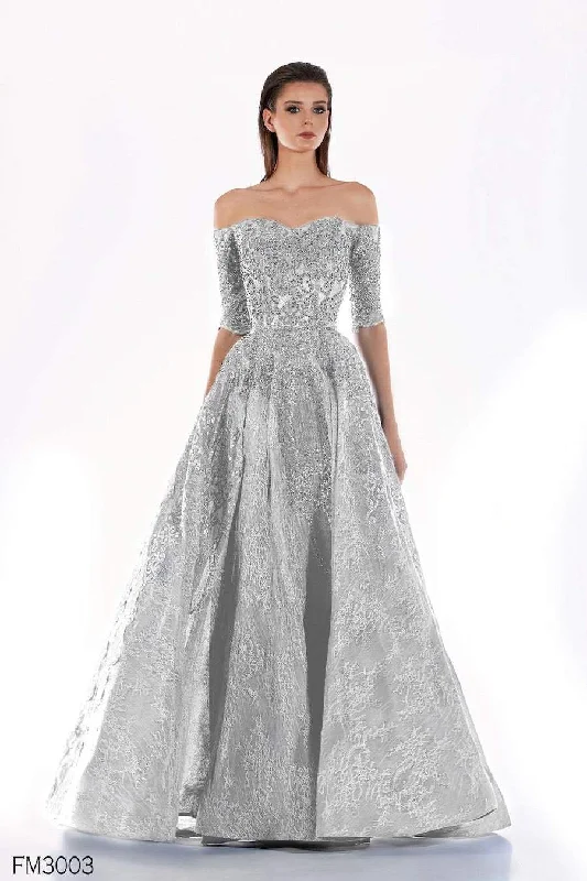 Exclusive Access Gold Silver Evening Dress