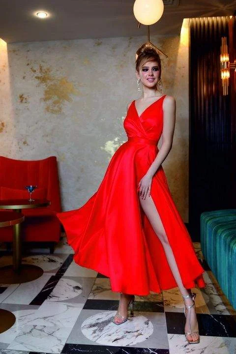 Get It Before It’s Gone Open Red Evening Dress