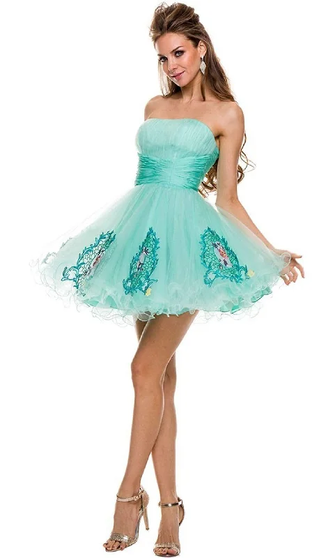 Lowest Price Nox Anabel - 6041 Ruched A-Line Dress