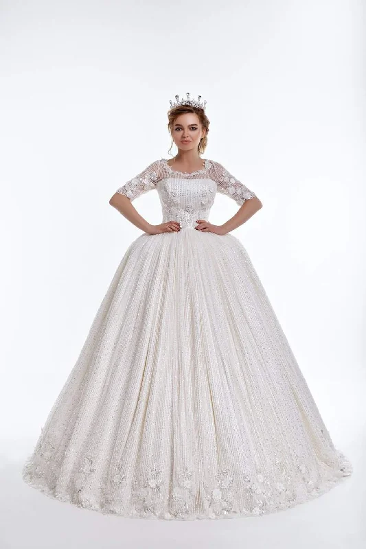 Final Markdown White Ball Gown Dress