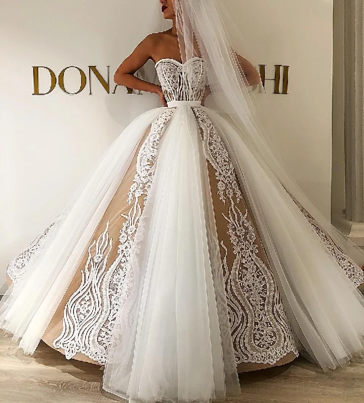 Flash Deals Ecstatic White Wedding Dress