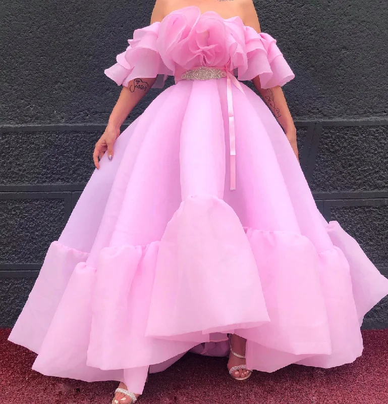 Savings Galore Entrancing Off-Shoulder Evening Dress
