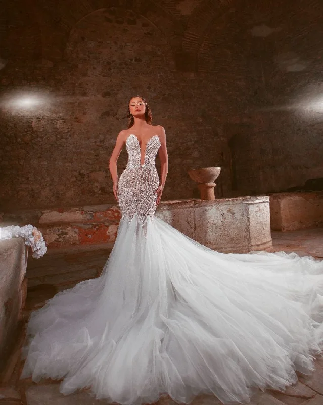 Act Fast Intriguing White Wedding Dress