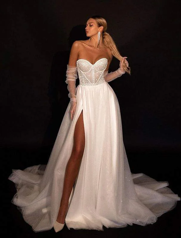 Discount Deals Graceful white Wedding Dress
