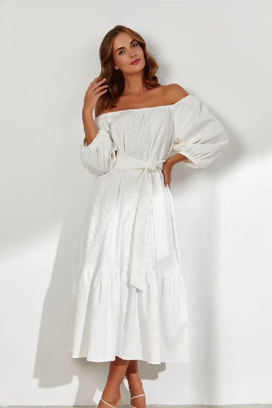 Hot Deal Ostentatious White Wedding Dress