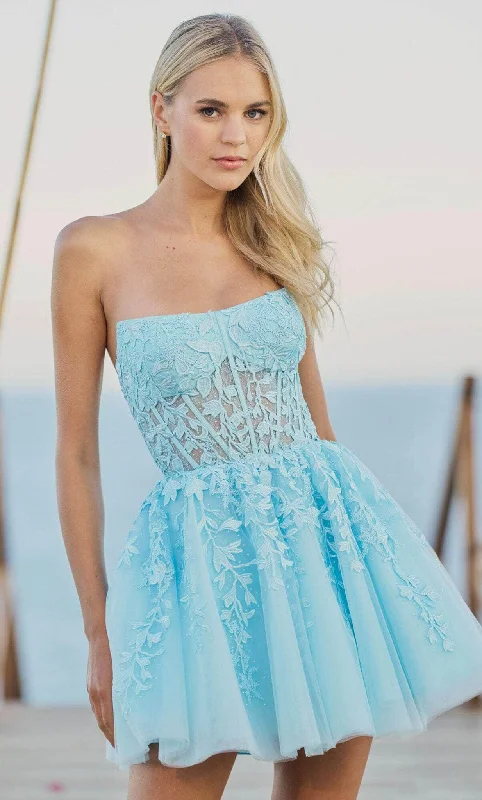 Sale Event Sherri Hill 55833 - Corset Tulle Cocktail Dress