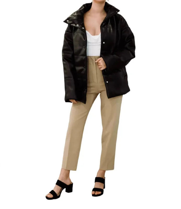 Steals and Deals Anastasia Bomber Jacket In Black