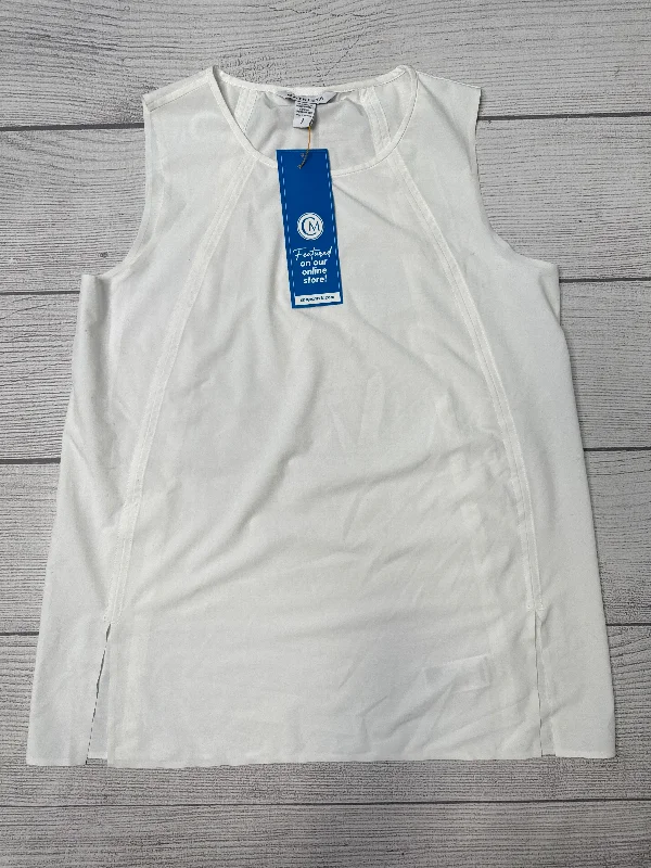 Deep Discounts Athletic Tank Top By Athleta In White, Size: S