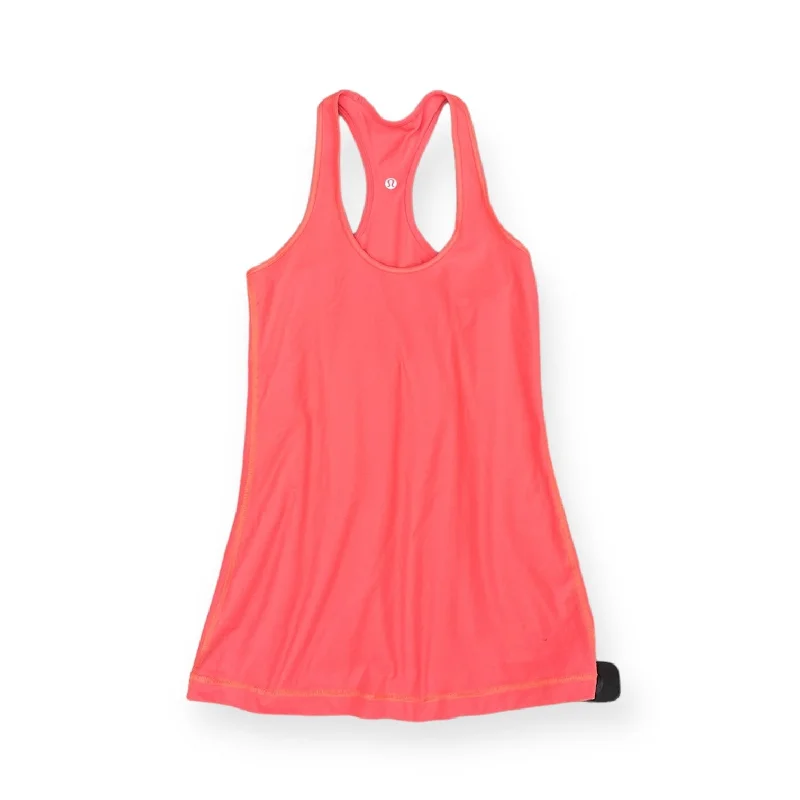 Clearance Event Athletic Tank Top By Lululemon In Orange, Size: M
