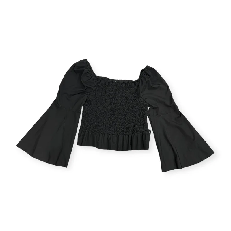 Seasonal Clearance Black Top Long Sleeve Shein, Size 3x
