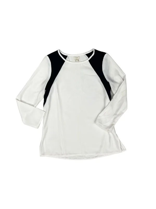 Limited Edition Black & White Top Long Sleeve J. Crew, Size 0