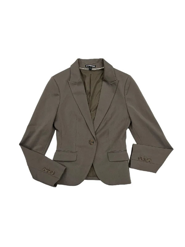 Closeout Sale Blazer By Express In Brown, Size: 0