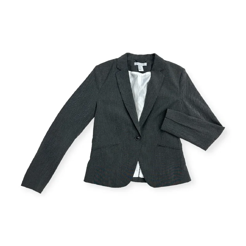 Buy Now Blazer By H&m In Grey, Size: 10
