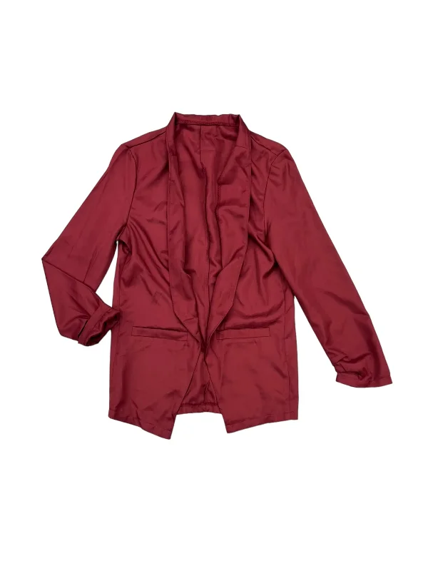 Bargain Blast Blazer By Shein In Red, Size: S