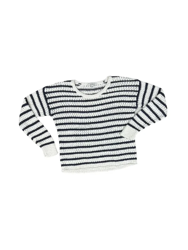 Can't Miss Blue & White Sweater Madewell, Size Xxs