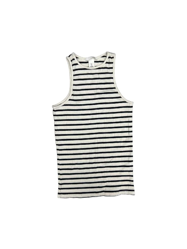 Don't Miss Blue & White Tank Top H&m, Size S