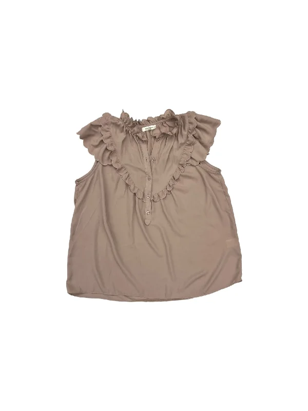 Price Reduction Brown Top Sleeveless Max Studio, Size M