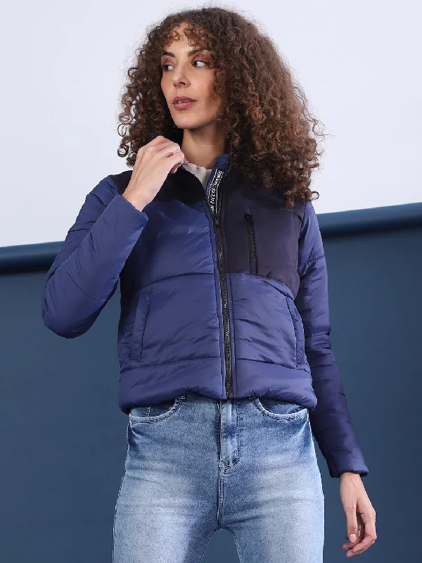 Clearance Event Campus Sutra Women Colorblock Stylish Casual Bomber Jacket