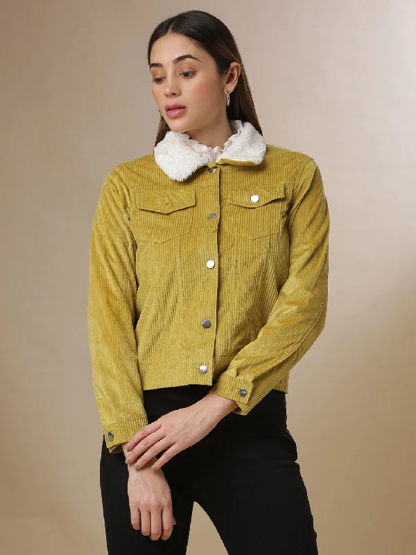 New Arrival Campus Sutra Women Solid Stylish Casual Jacket