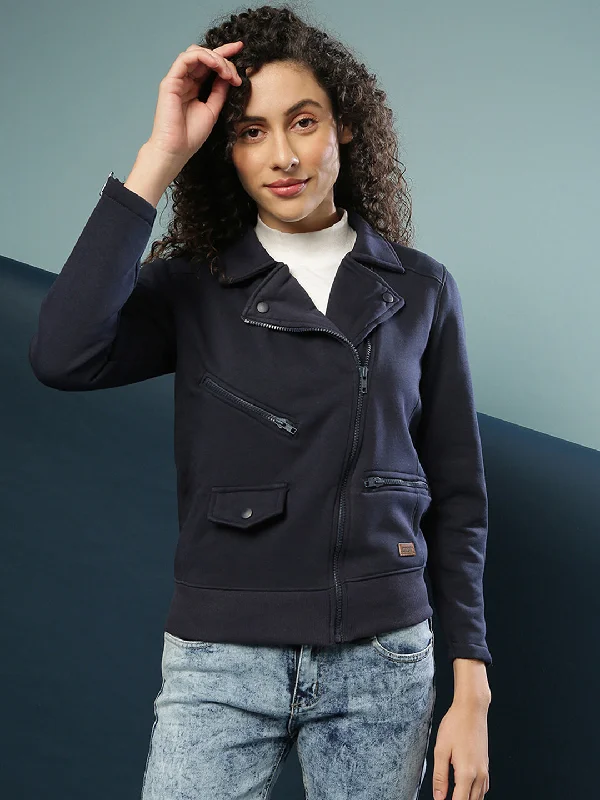 Act Now Campus Sutra Women Solid Stylish Casual Jacket