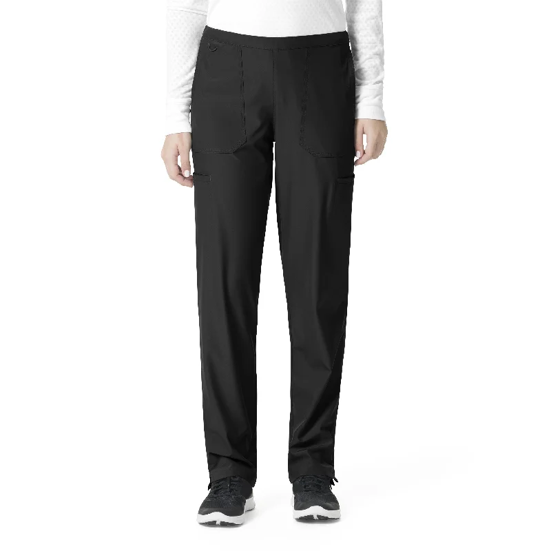 Online Specials Carhartt Force Liberty Women's Flat Front Straight Leg Scrub Pant - Black