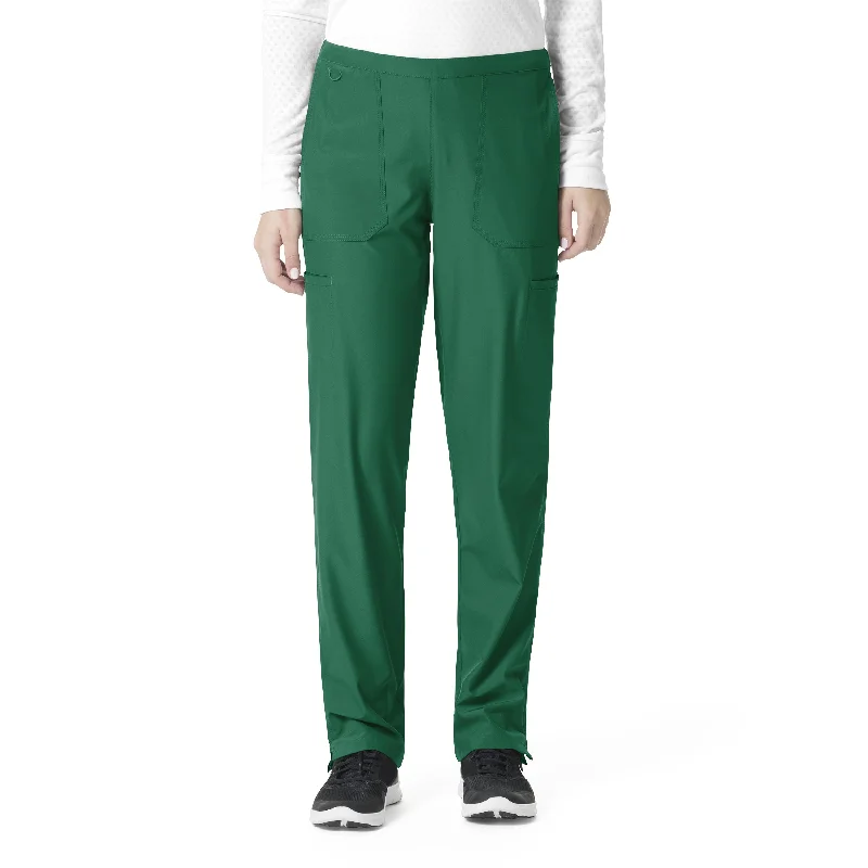 Price Drop Carhartt Force Liberty Women's Flat Front Straight Leg Scrub Pant - Hunter Green