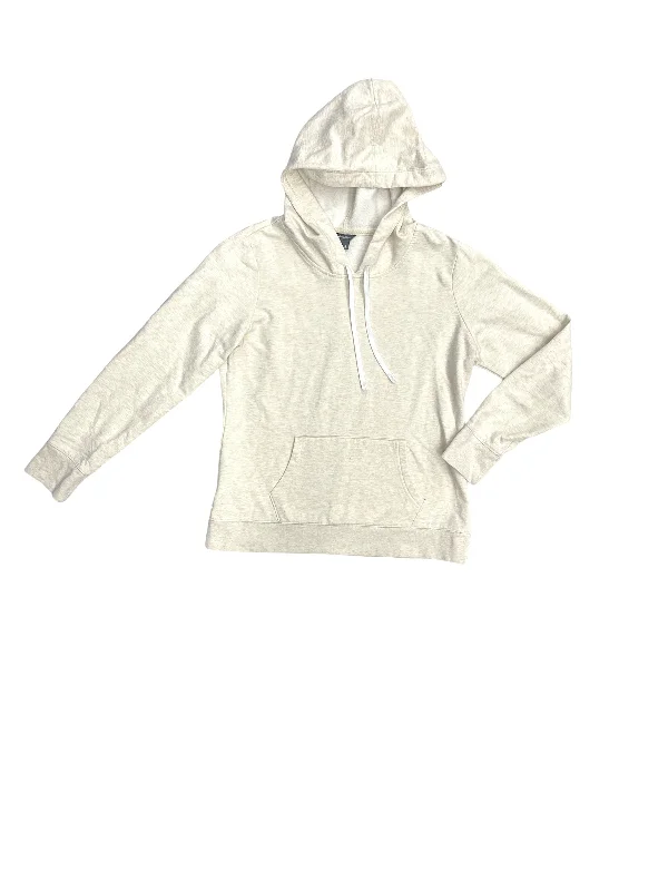 Online Only Cream Sweatshirt Hoodie Eddie Bauer, Size S