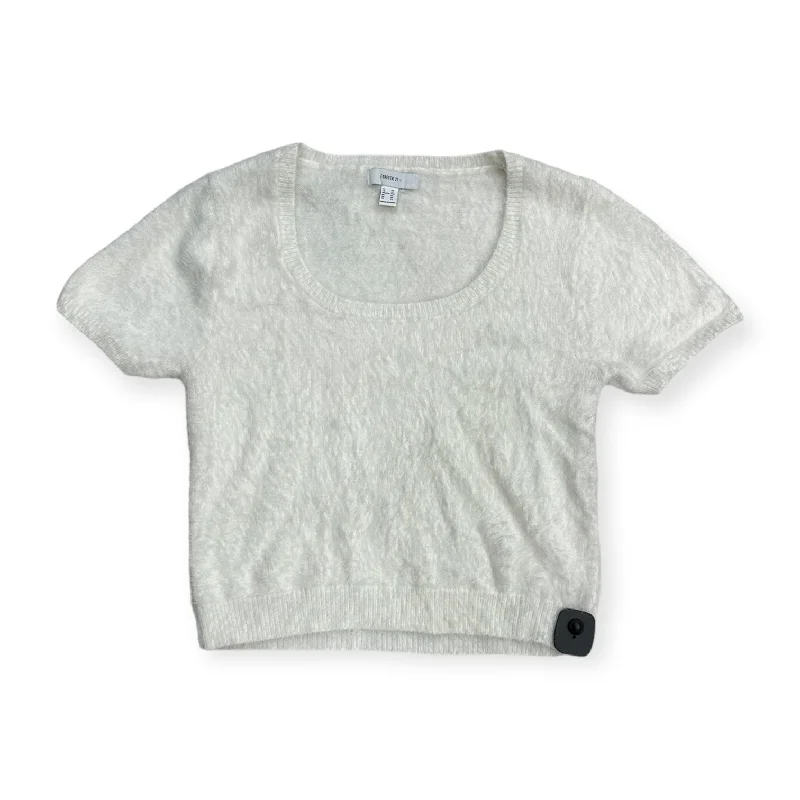 Price Blitz Cream Top Short Sleeve Forever 21, Size 3x