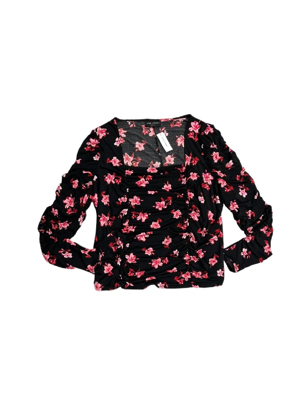 Unmissable Offer Floral Print Top Long Sleeve Lane Bryant, Size 22