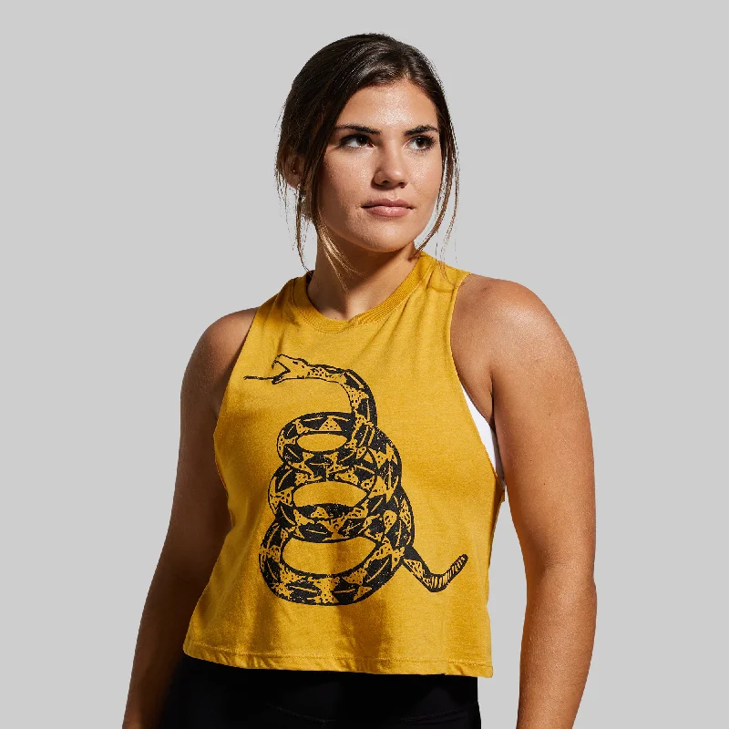 Unbeatable Prices Gadsden Flag Crop (Don't Tread On Me-Mustard)
