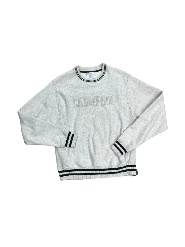 Deal Dash Grey Sweatshirt Crewneck Champion, Size S