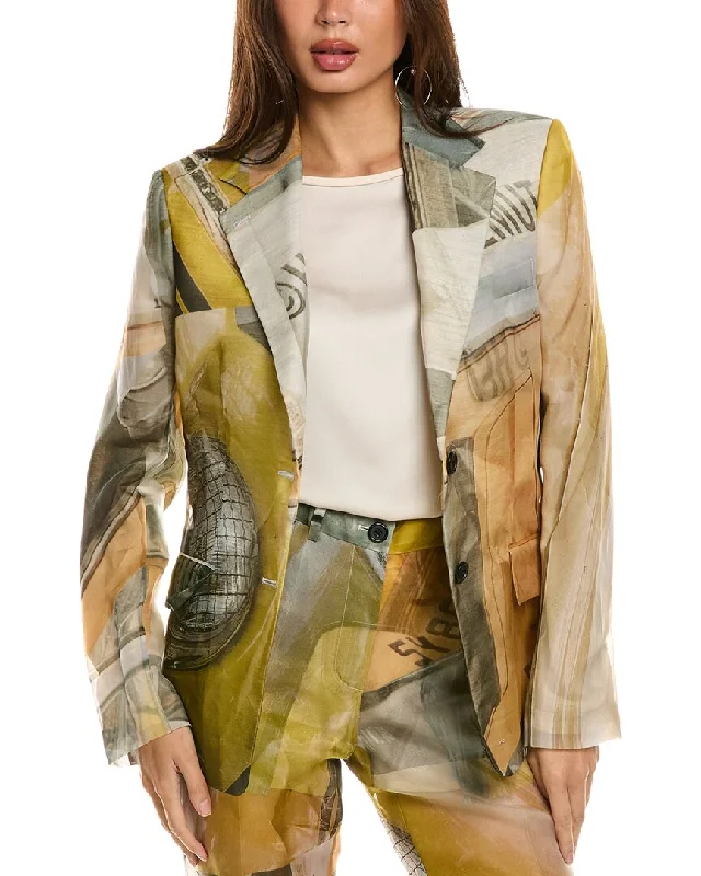 Price Buster Helmut Lang Classic Silk Blazer