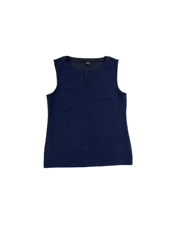 Great Bargains Navy Top Sleeveless Talbots, Size S